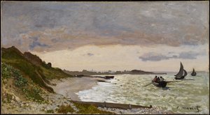 La Orilla del Mar en Sainte-Adresse, 1864